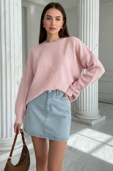 Нежный свитер AMU-2419A650