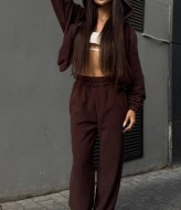 Женский флисовый спортивный костюм  ANB-520A650