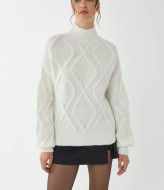 Свитер со спущенным рукавом  AMU-6817A640