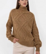 Свитер со спущенным рукавом  AMU-6817A640