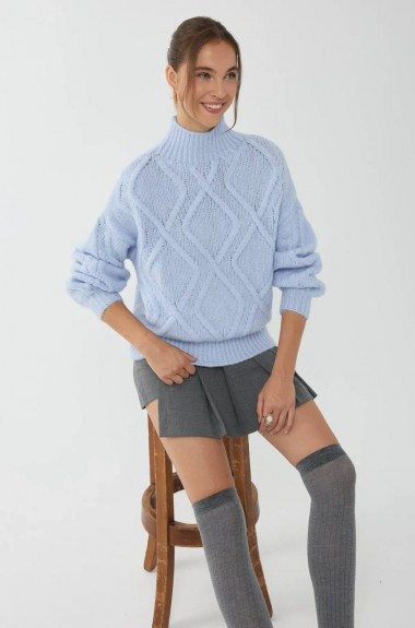 Свитер со спущенным рукавом  AMU-6817A640