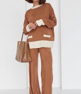 Брючный костюм оверсайз женский  AMU-14015A599