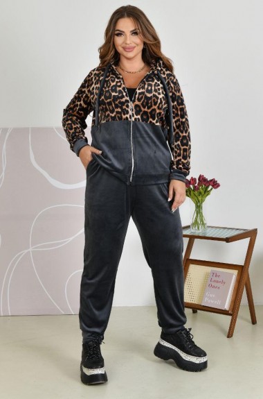 Костюм спортивный женский велюровый  ST-930A670 Костюм спортивный женский велюровый  ST-930A670