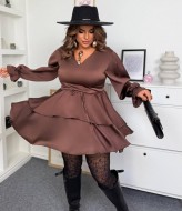 Шикарна шовкова сукня  RK-860A500 