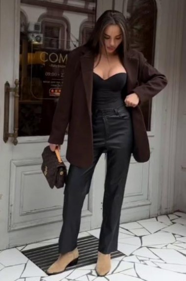 Шкіряні штани COB-879A499 