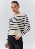 Джемпер в полоску  AMU-6762A620