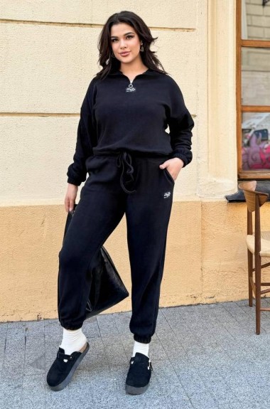 Женский флисовый спортивный костюм  AMU-1375.375A500