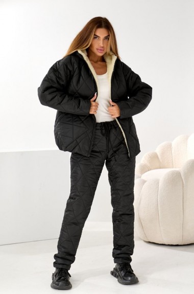 Зимний костюм женский на овчине  MB-135A44