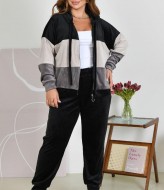 Королевский велюр спортивный костюм   ST-931A650