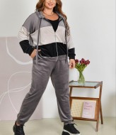 Королевский велюр спортивный костюм   ST-931A650