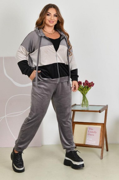 Королевский велюр спортивный костюм   ST-931A650