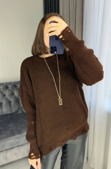 Модный свитер  AMU-7011A590