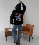 Худи с рисунком на спине  JW-391A650