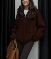 Женский свитер  косы AMU-2394.1A1100