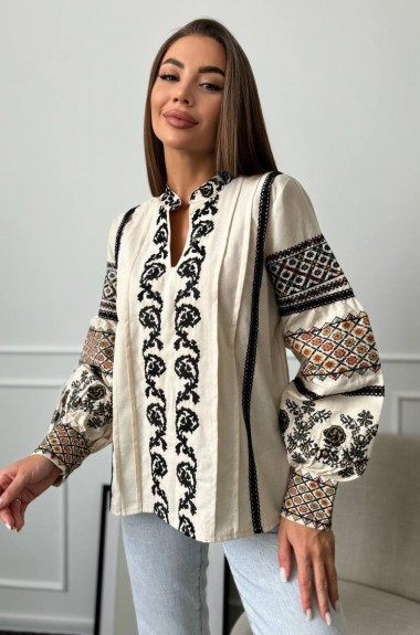 Блуза   вишиванка  AMU-5855A899 Блуза   вишиванка  AMU-5855A899