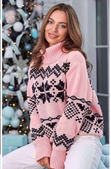 Свитер  под шею " Берта"  ZAB-1113A599 Свитер  под шею " Берта"  ZAB-1113A599