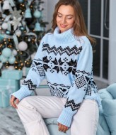 Свитер  под шею " Берта"  ZAB-1113A599