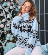 Свитер  под шею " Берта"  ZAB-1113A599