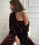 Домашний бархатный костюм  JW-323A750