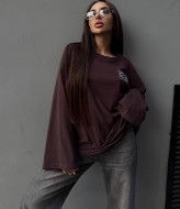 Лонгслив оверсайз женский  AM-3336A450