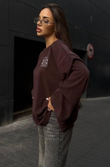 Лонгслив оверсайз женский  AM-3336A450