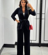 Брючный костюм из бархата  RK-895A700