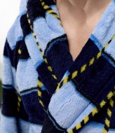 Мужской махровый халат с капюшоном  F5F-81A750