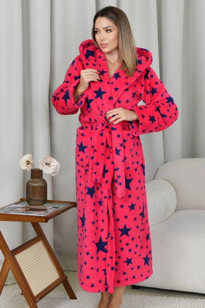 Халат махровый с капюшоном   F5F-105A700 Халат махровый с капюшоном   F5F-105A700