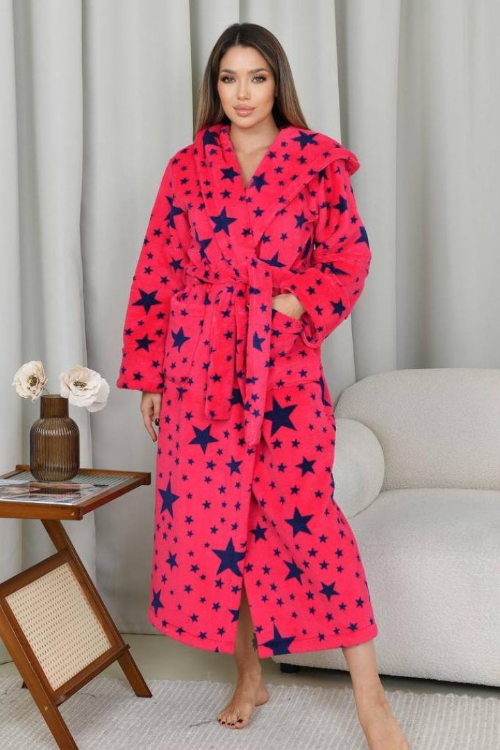 Халат махровый с капюшоном   F5F-105A700 Халат махровый с капюшоном   F5F-105A700