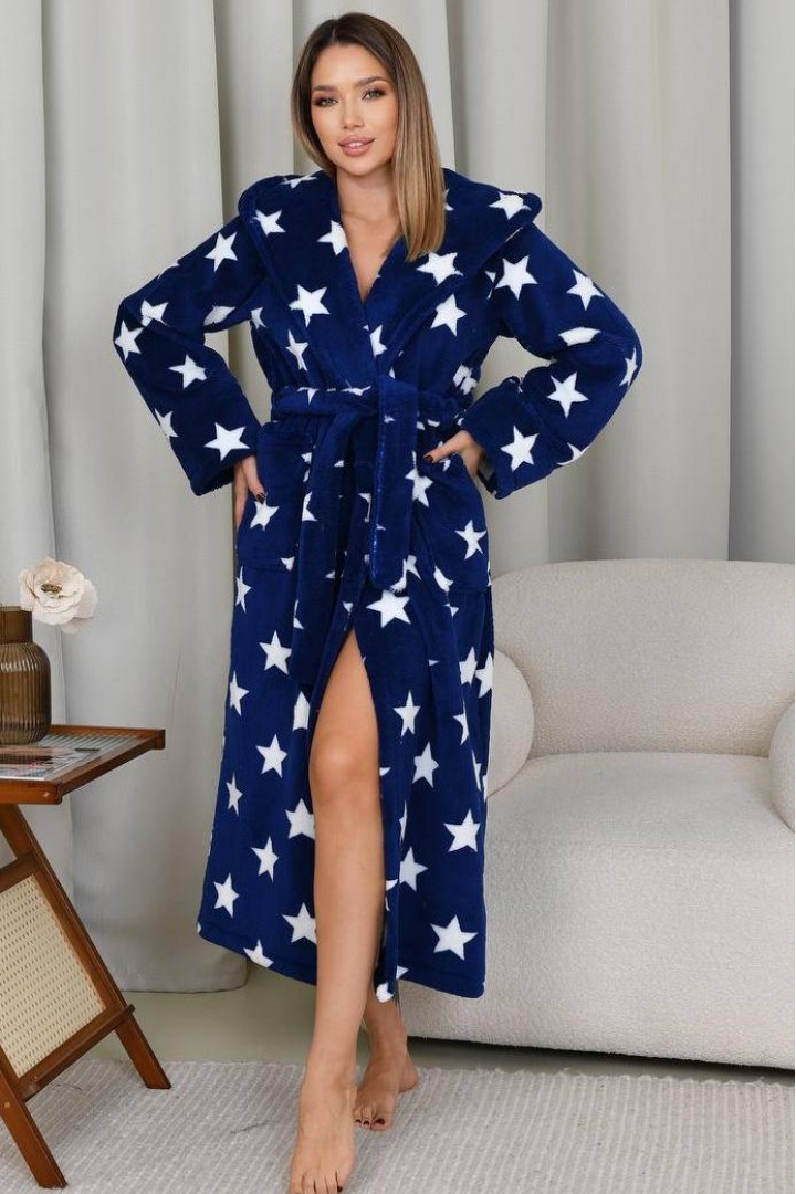 Халат махровый с капюшоном   F5F-105A700 Халат махровый с капюшоном   F5F-105A700