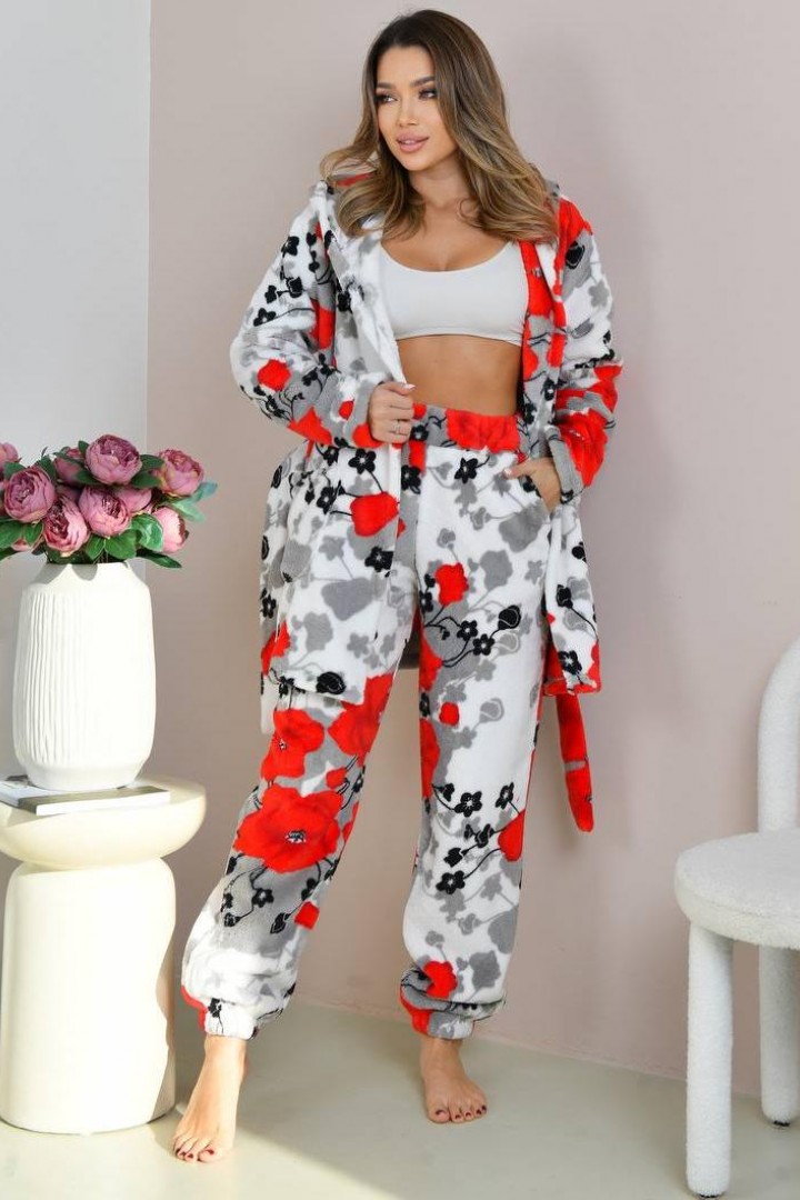 Пижама женская махровая  F5F-104A750