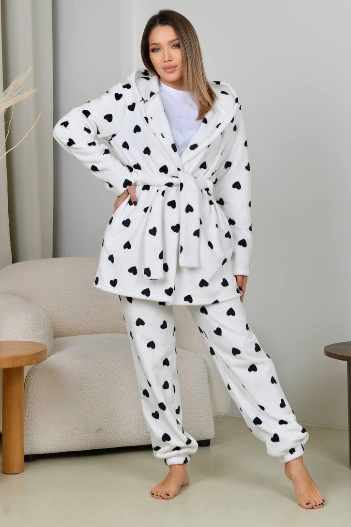 Пижама женская махровая  F5F-104A750 Пижама женская махровая  F5F-104A750