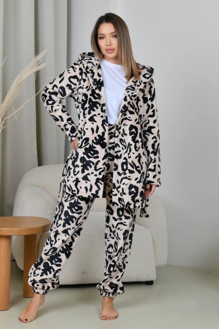 Пижама женская махровая  F5F-104A750 Пижама женская махровая  F5F-104A750