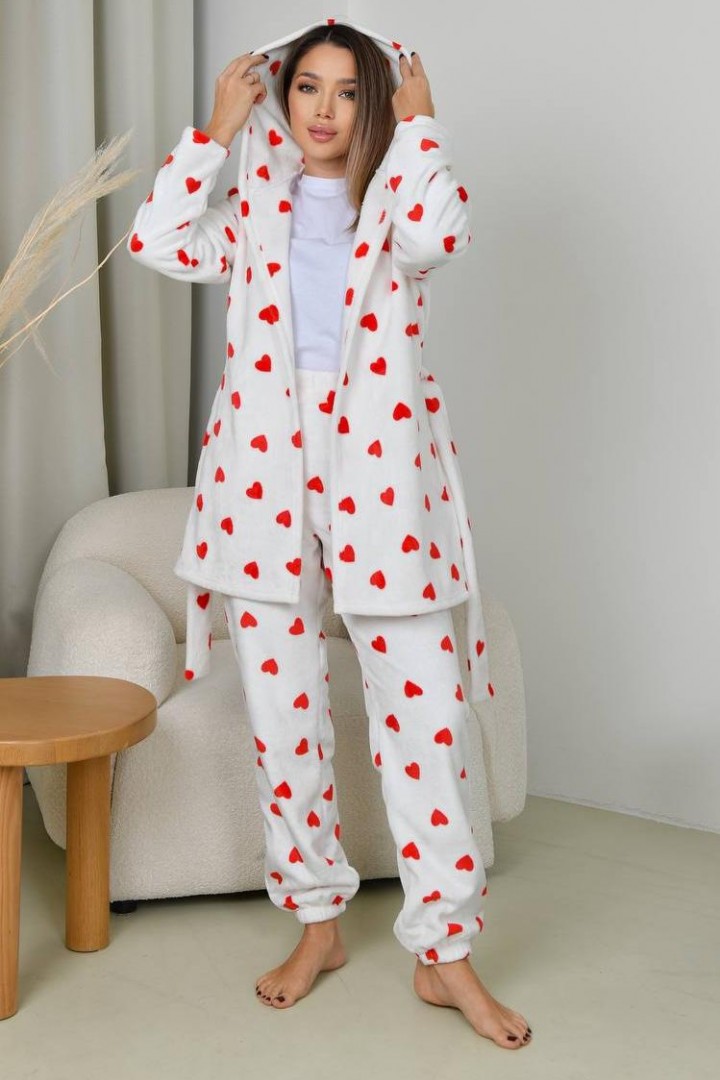 Пижама женская махровая  F5F-104A750 Пижама женская махровая  F5F-104A750