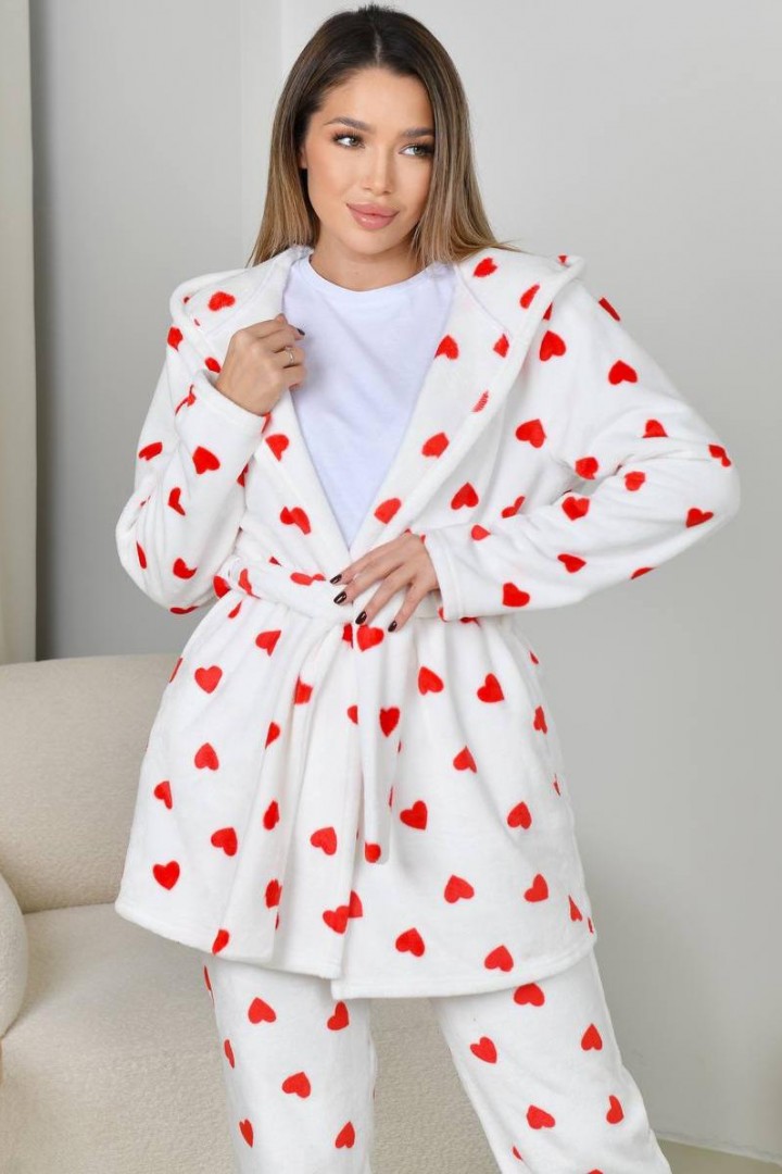 Пижама женская махровая  F5F-104A750 Пижама женская махровая  F5F-104A750