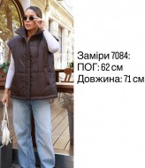 Жилетка женская теплая  SPL-7084A490 Жилетка женская теплая  SPL-7084A490