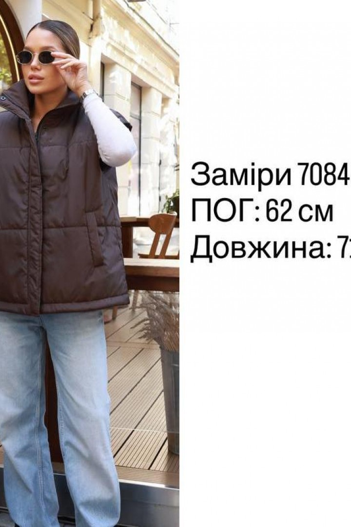 Жилетка женская теплая  SPL-7084A490 Жилетка женская теплая  SPL-7084A490