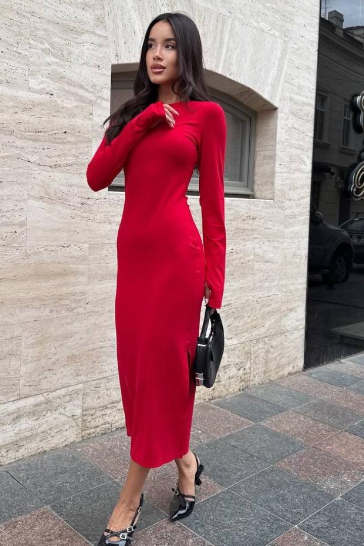 Сукня з довгим рукавом  SPL-7082A350 Сукня з довгим рукавом  SPL-7082A350