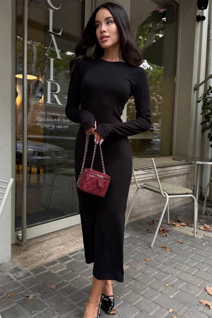 Сукня з довгим рукавом  SPL-7082A350 Сукня з довгим рукавом  SPL-7082A350