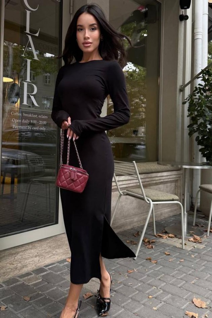 Сукня з довгим рукавом  SPL-7082A350 Сукня з довгим рукавом  SPL-7082A350