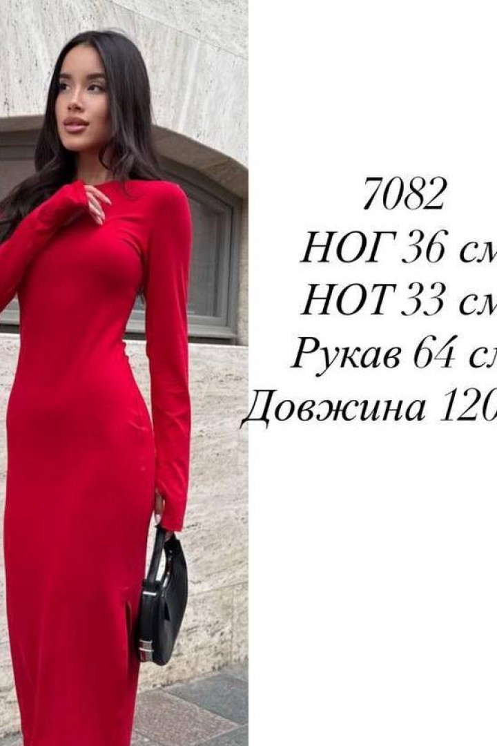 Сукня з довгим рукавом  SPL-7082A350 Сукня з довгим рукавом  SPL-7082A350