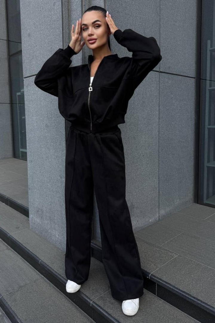 Стильний костюм із м’якої замші  SPL-7080A680 Стильний костюм із м’якої замші  SPL-7080A680