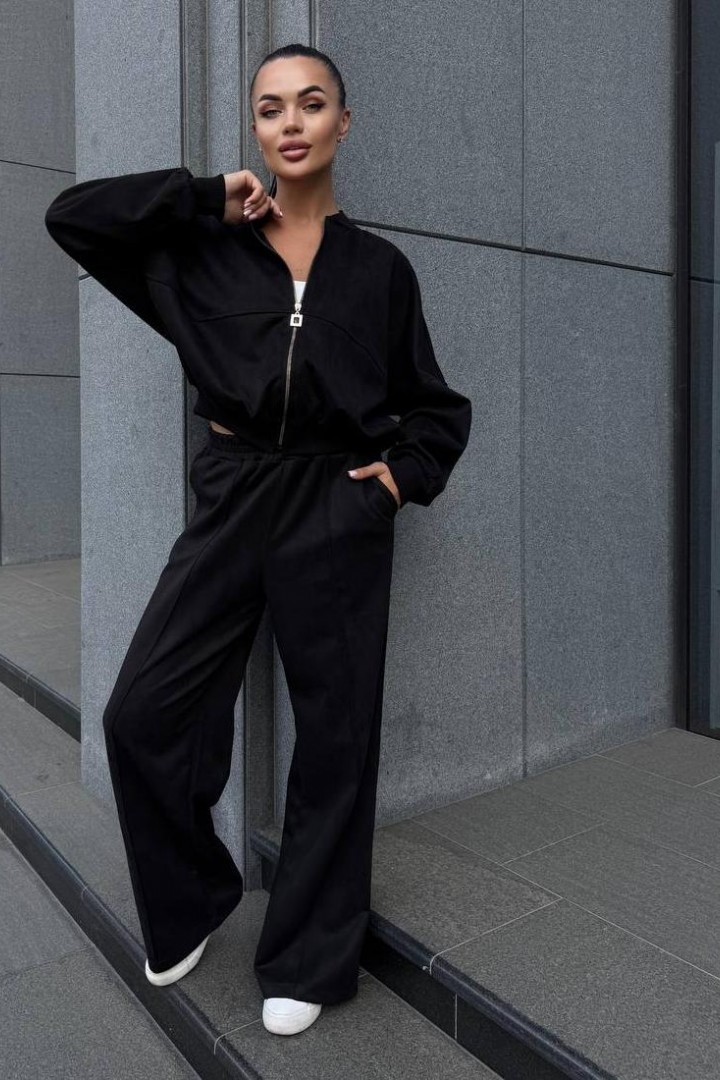 Стильний костюм із м’якої замші  SPL-7080A680 Стильний костюм із м’якої замші  SPL-7080A680