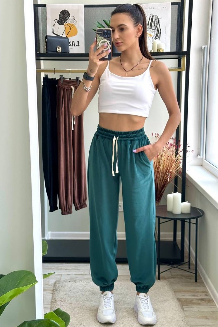 Базові штани велюр LOU-1535A350