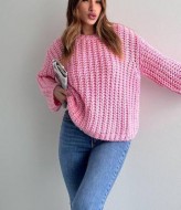 Свитер крупной вязки женский  AMU-2486A950 Свитер крупной вязки женский  AMU-2486A950