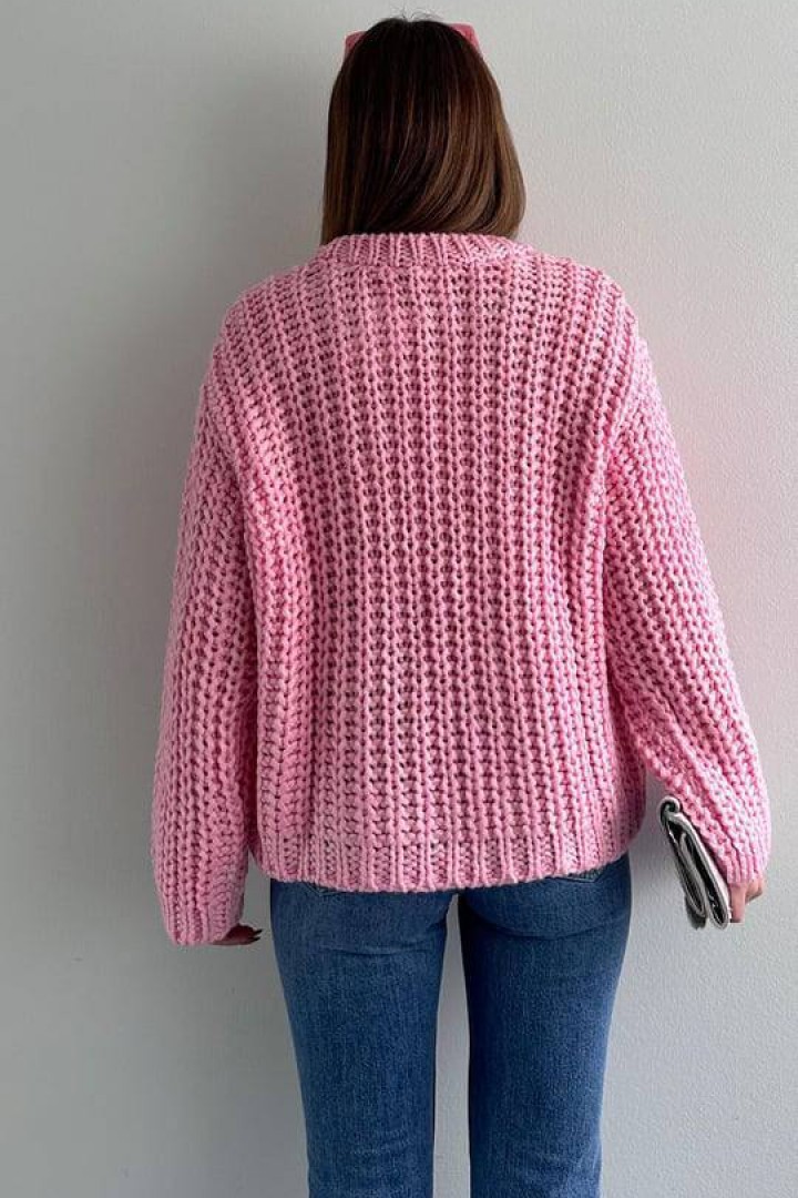 Свитер крупной вязки женский  AMU-2486A950