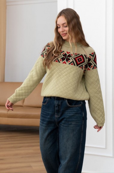 Красивый свитер женский  ZAB-1114A599 Красивый свитер женский  ZAB-1114A599