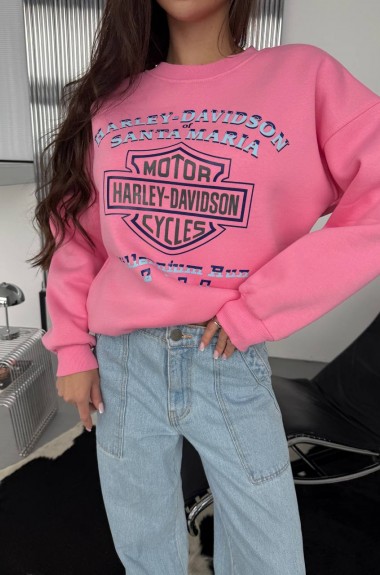 Свитшот в стиле  Harley-Davidson  ANB-466A630 Свитшот в стиле  Harley-Davidson  ANB-466A630