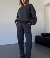 Однотонный спортивный костюм ANB-523A990 Однотонный спортивный костюм ANB-523A990