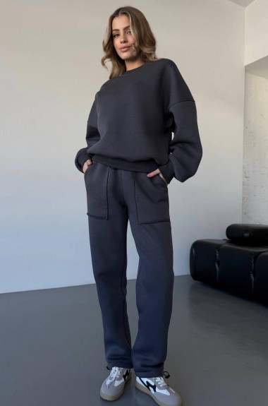 Однотонный спортивный костюм ANB-523A990 Однотонный спортивный костюм ANB-523A990